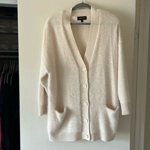 Truth button up fuzzy sweater size L